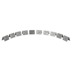 21-30 Stainless Steel Table Numbers