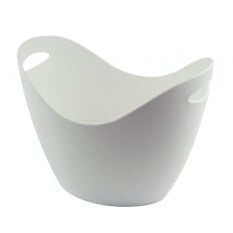 Plastic White Champagne & Wine Cooler 8 Litre