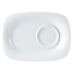 Porcelite Rectangular Gourmet Plate 24x18cm x 6