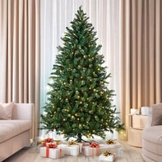 Pre Lit Deluxe Christmas Tree Nordic Fir 6ft / 1.8 Meter