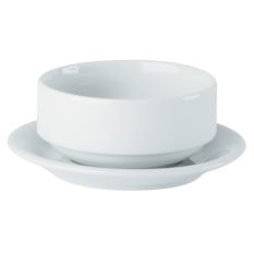 Porcelite Unhandled Soup Cup 28cl/10oz x 6