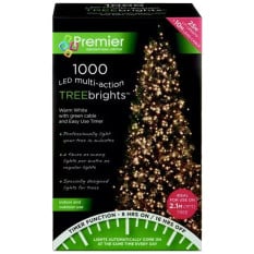 Christmas Tree Lights with Timer 1000 LED Warm White