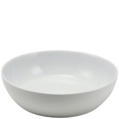 GenWare Porcelain Flat Curved Bowl 20.5cm/8" (Pack of 4)