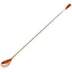Copper Piatto Cocktail Spoon 450mm 