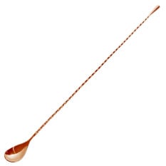Copper Teardrop Cocktail Spoon 450mm