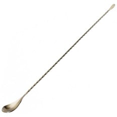 Mezclar Collinson Antique Brass Cocktail Spoon 450mm