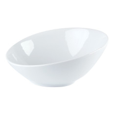 Porcelite Angled Bowl 23cm/9inch 108cl/38oz x 6