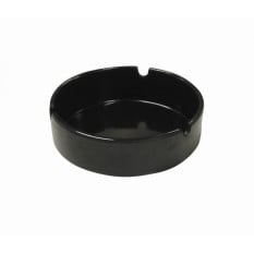 Beaumont 4" Black Melamine Ashtray Pk 10