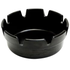 Black Bakelite Crown Style Ashtray
