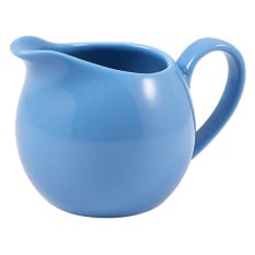 Genware Porcelain Jug 14cl Blue
