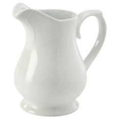 Genware Porcelain Traditional Serving Jug 28cl