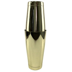 Boston Can Set Gold Plated 795ml/28oz 511ml/18oz