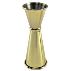 Gold Plated Banded Jigger 25/35/50ml