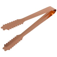 Stainless Steel Ice Tongs Copper Plated 17.8cm/7"