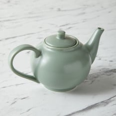GenWare Porcelain Matt Sage Teapot 450ml/15.75oz (Pack of 6)