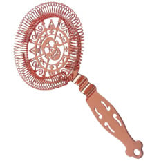 Copper Plated Skull Strainer