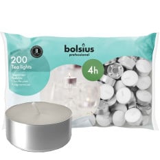 Tealight Candles 4 Hour (Pack of 200)