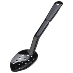 Black Perforated Serving Spoon 11" 28cm