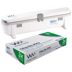 Wrapmaster 4500 Dispenser + 3x 300 Meter Wrapmaster Cling Film Refills (45cm)