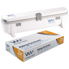 Wrapmaster 4500 Dispenser + 3x 50 Meter Wrapmaster Baking Parchment Refills (45cm)