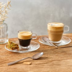 Bormioli Rocco Barshine Glass Tea Cups 250ml/9oz (Pack of 12)
