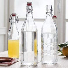 Bormioli Rocco Swing Glass Bottles 960ml/34oz (Pack of 6)
