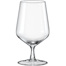 Siesta Toughened Crystal Stemmed Beer Glasses 380ml/12oz (Pack of 6)