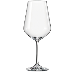Siesta Toughened Crystal Wine Glasses 500ml/16oz (Pack of 6)