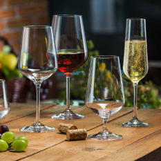 Siesta Toughened Crystal Champagne Flutes 180ml/6oz (Pack of 6)