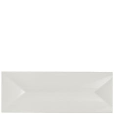 Rene Ozorio White Album Rectangular Tray with Indent 28.5 x 10cm/11.2 x 4" (Pack of 12)