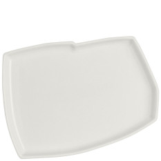 Rene Ozorio White Album Geometric Tray 15 x 10.8 x 1.5cm/6 x 4.2 x 0.5" (Pack of 12)