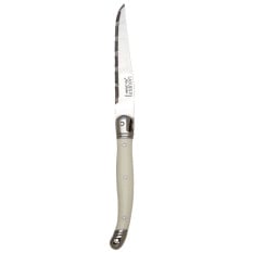Jean Dubost Laguiole White Serrated Steak Knife (Pack of 6)