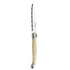 Jean Dubost Laguiole Horn Serrated Steak Knife (Pack of 6)