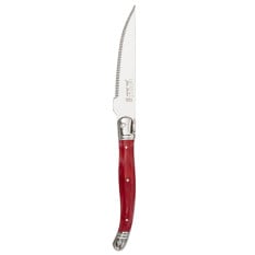 Jean Dubost Laguiole Marble Red Grill Knife (Pack of 6)