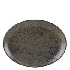 Fusion Ebony Oval Plate 31cm/12" (Pack of 6)