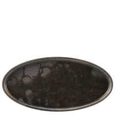 Fusion Ebony Oval Platter 32cm/12.5" (Pack of 6)