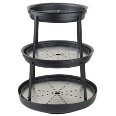 Williamsburg Black Metal 3 Tier Seafood Stand