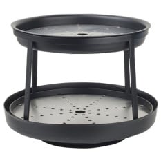 Williamsburg Black Metal 2 Tier Seafood Stand