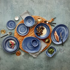 Steelite Revolution Bluestone Scoop Bowl 16.5cm/6.5" 270ml (Pack of 12)