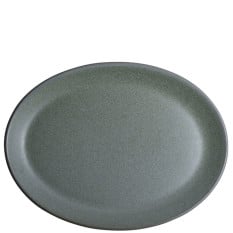 Maham Studio Carnaby Teal Oval Plate 20cm/8" (Pack of 24)