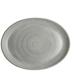 Maham Studio Carnaby Dove Oval Plate 20cm/8" (Pack of 24)
