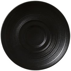 Steelite Folio Concorde Noir Double Well Saucer 12cm/4.5" (Pack of 12)