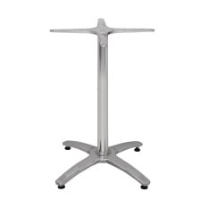 Bolero Aluminium Four Leg Dining Table Base