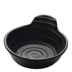 Creations Zen Melamine Black Sauce Bowl 11.5cm/4.5" 180ml/6oz (Pack of 6)