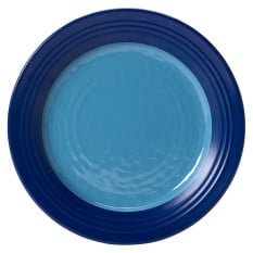 Creations Freedom Melamine Blue Round Plate 23cm/9" (Pack of 6)
