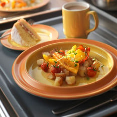 Creations Freedom Melamine Yellow Plate 25cm/9.5" (Pack of 6)