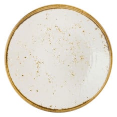 Creations Craft Melamine White Coupe Plate 21cm/8.5" (Pack of 6)