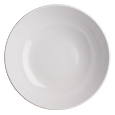 Creations Craft Melamine White Extra Large Round Bowl 38cm/15" (Pack of 2)