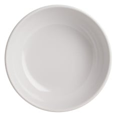 Creations Craft Melamine White Small Round Bowl 23cm/9" (Pack of 12)