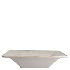 Creations Craft Melamine White Square Pebble Bowl 34cm/13.5" (Pack of 6)